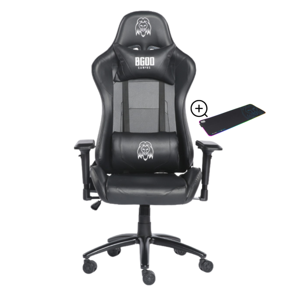 PACK GAMER: SILLA BLACK HADES + MOUSEPAD OLYMPIA